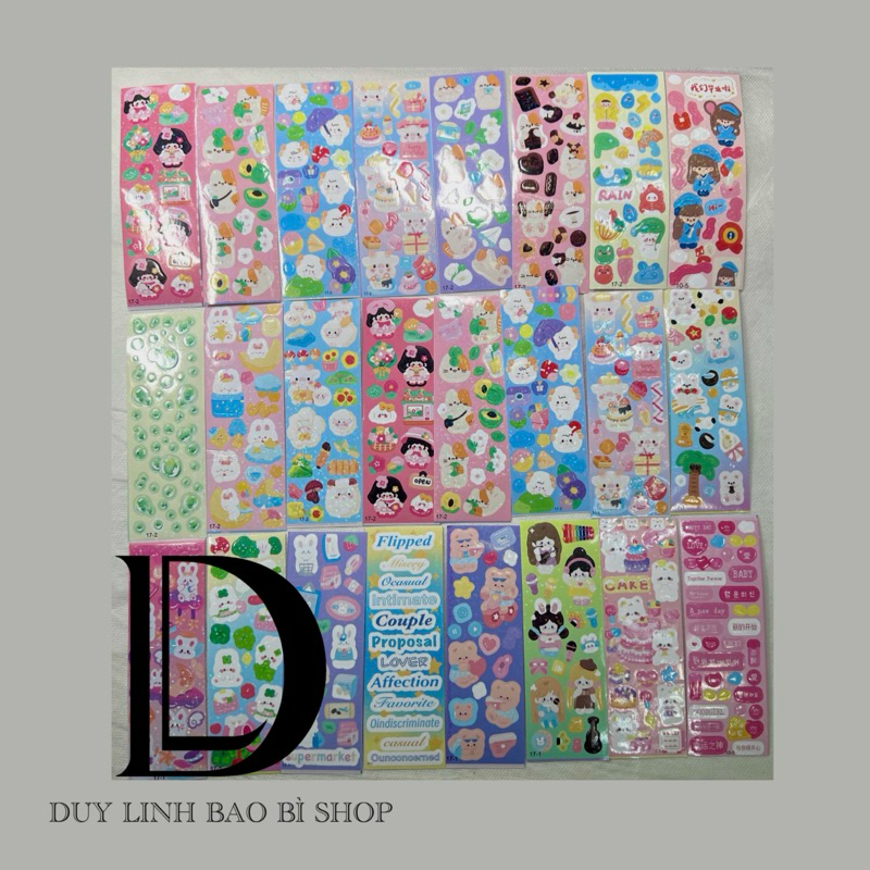 Set 200 cái kawaii Hoạt Hình Dán Dễ Thương Sáng Bóng Dán DIY Trang Trí ...