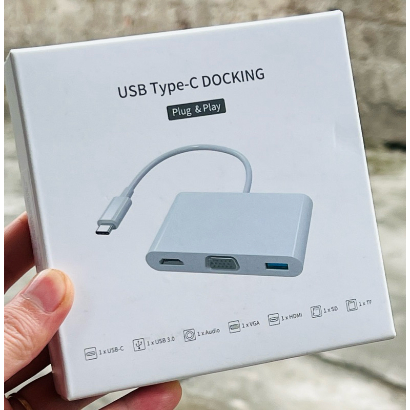 Cổng chuyển ZoneLink Z7IN1 USB-C Hub sang VGA,HDMI,USB3.0