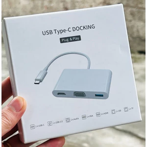 Cổng chuyển ZoneLink Z7IN1 USB-C Hub sang VGA,HDMI,USB3.0