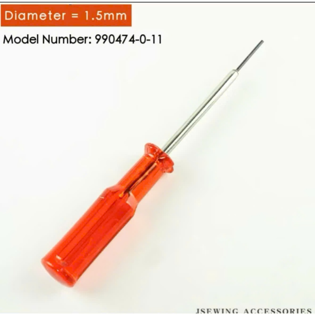 Tô Vít Lục Giác Mỏ Kim Máy Vắt Sổ 1.5mm Hoặc 1.6mm – Phụ Kiện Ngành May Giá 1 Cái