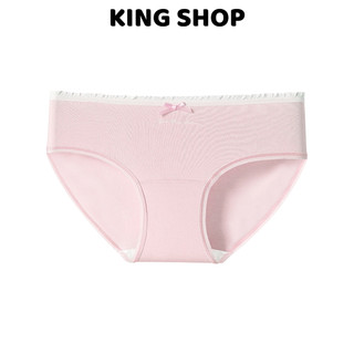 Quần Lót Nữ Cotton Viền Ren Nhẹ Nhàng Đính Nơ Màu Xinh, Quần Chip Mềm Thoáng Khí Đáy 2 Lớp Kháng Khuẩn King Shop L-4119
