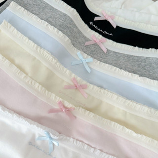 Quần Lót Nữ Cotton Viền Ren Nhẹ Nhàng Đính Nơ Màu Xinh, Quần Chip Mềm Thoáng Khí Đáy 2 Lớp Kháng Khuẩn King Shop L-4119