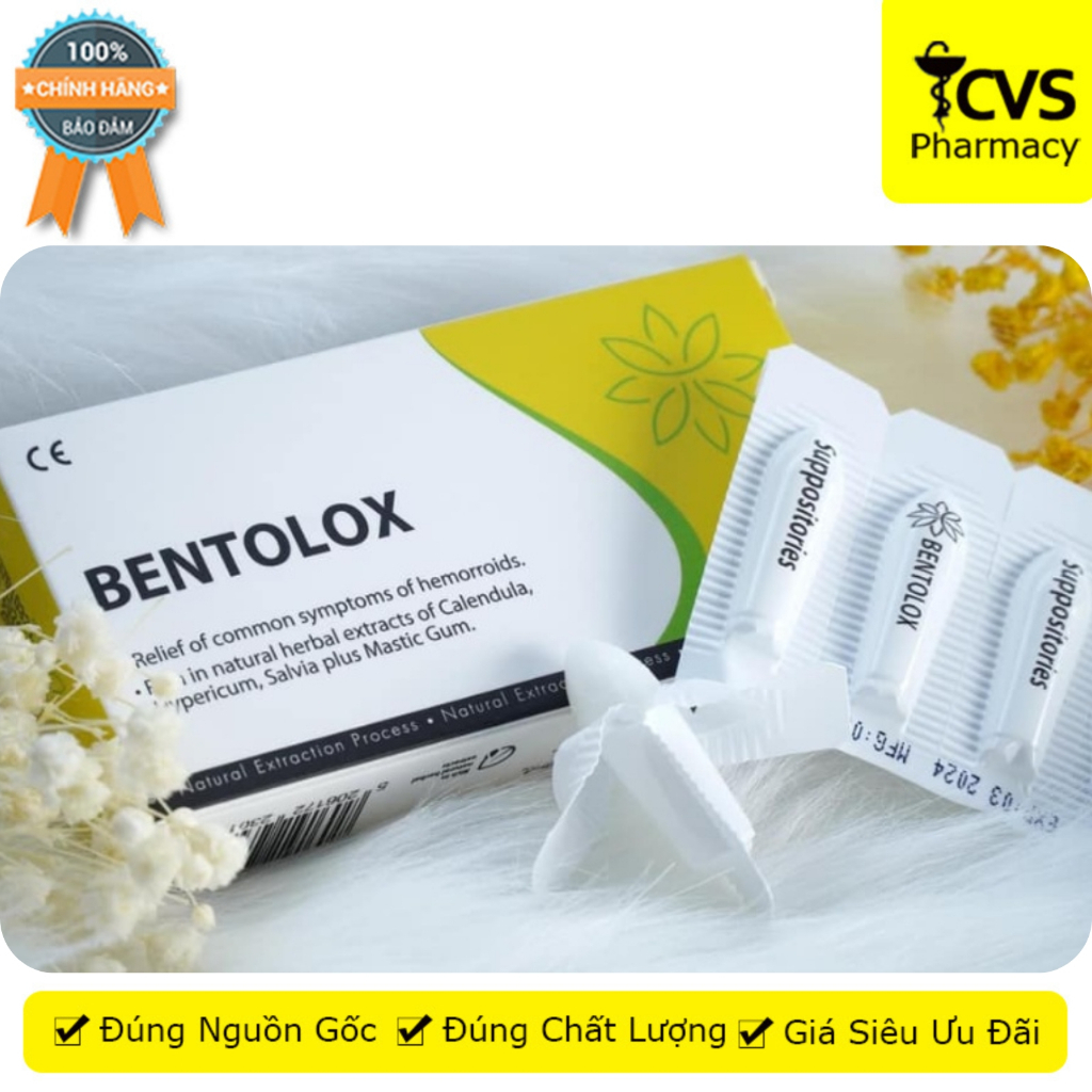 Viên Bentolox hỗ trợ tình trạng trĩ trong thời kỳ mang thai hoặc sau sinh hộp 10 viên