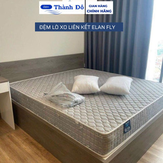 [Miễn Phí Ship] Đệm lò xo khách sạn elan fly cao 22cm vỏ áo cotton,bảo hành chính hãng 7 năm
