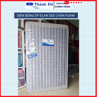 Đệm bông ép chần foam see công ty elan bảo hành 5 năm-nằm êm vừa phải