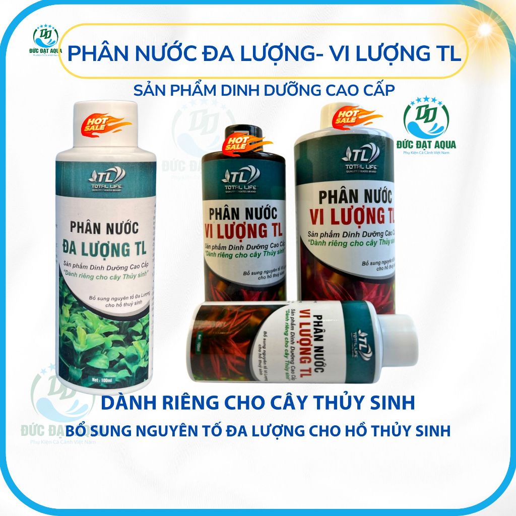Phân Nước Đa Lượng - Vi Lượng TL dinh dưỡng cao cấp cho cây thủy sinh giúp cây phát tốt màu đẹp 3