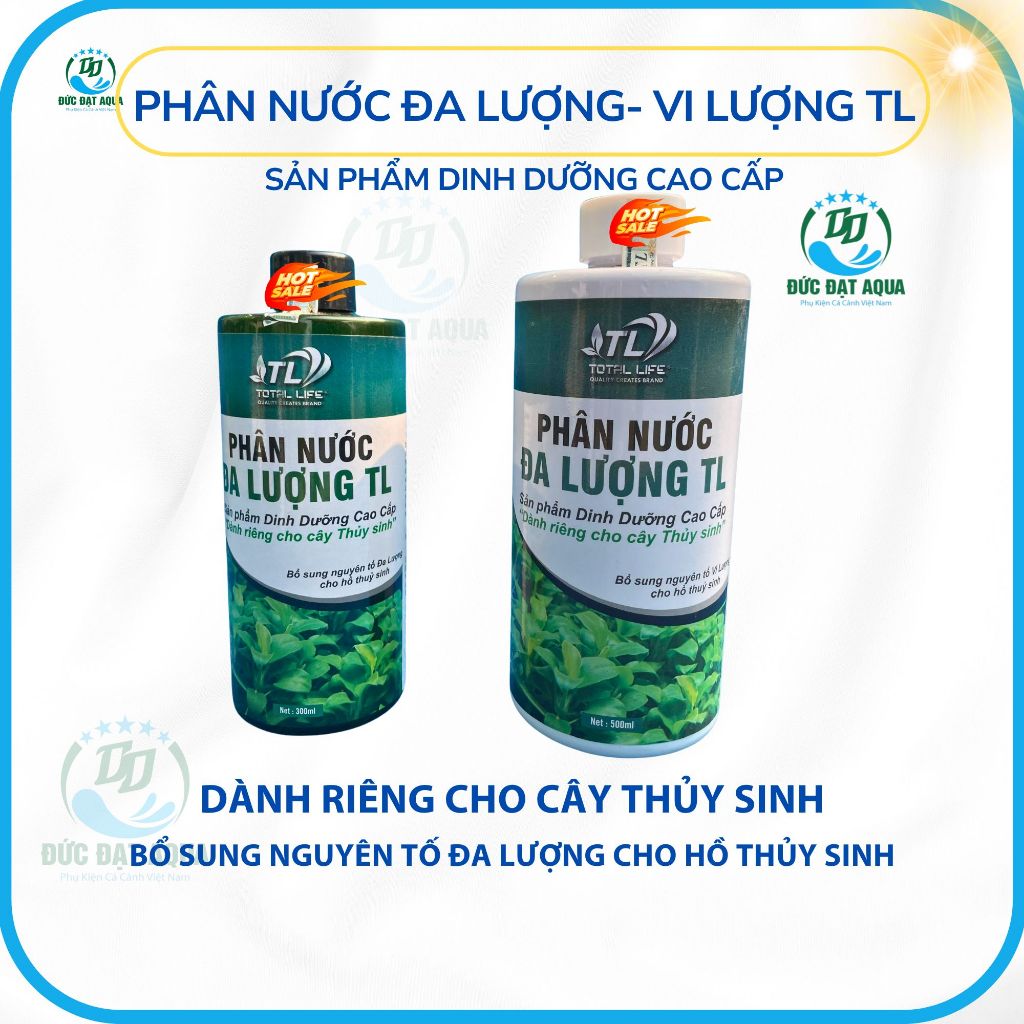 Phân Nước Đa Lượng - Vi Lượng TL dinh dưỡng cao cấp cho cây thủy sinh giúp cây phát tốt màu đẹp 6