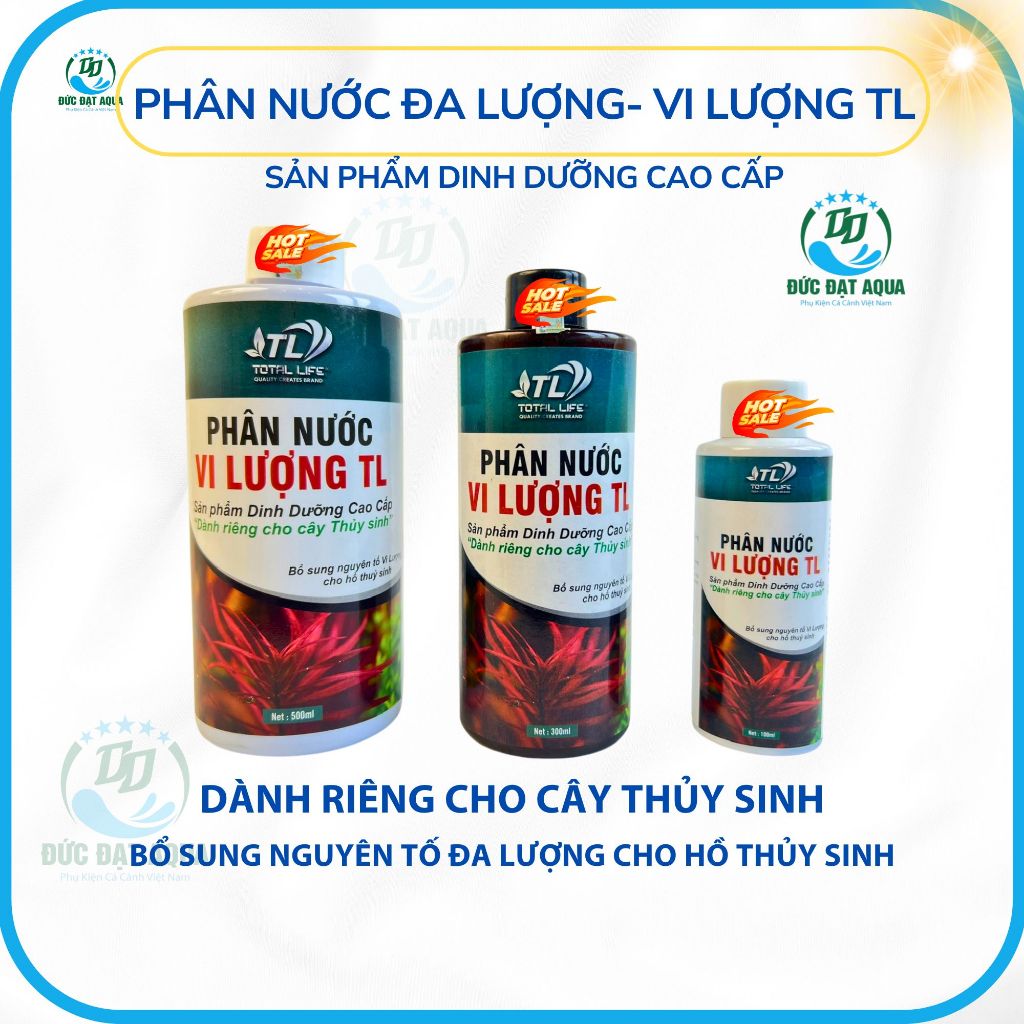 Phân Nước Đa Lượng - Vi Lượng TL dinh dưỡng cao cấp cho cây thủy sinh giúp cây phát tốt màu đẹp 7