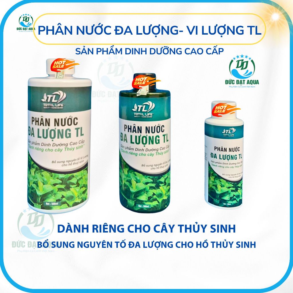 Phân Nước Đa Lượng - Vi Lượng TL dinh dưỡng cao cấp cho cây thủy sinh giúp cây phát tốt màu đẹp 8