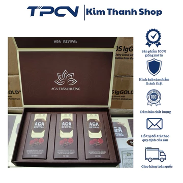 Tinh dầu thông đỏ AGA Revival trầm hương hỗ trợ sức khỏe tim mạch.