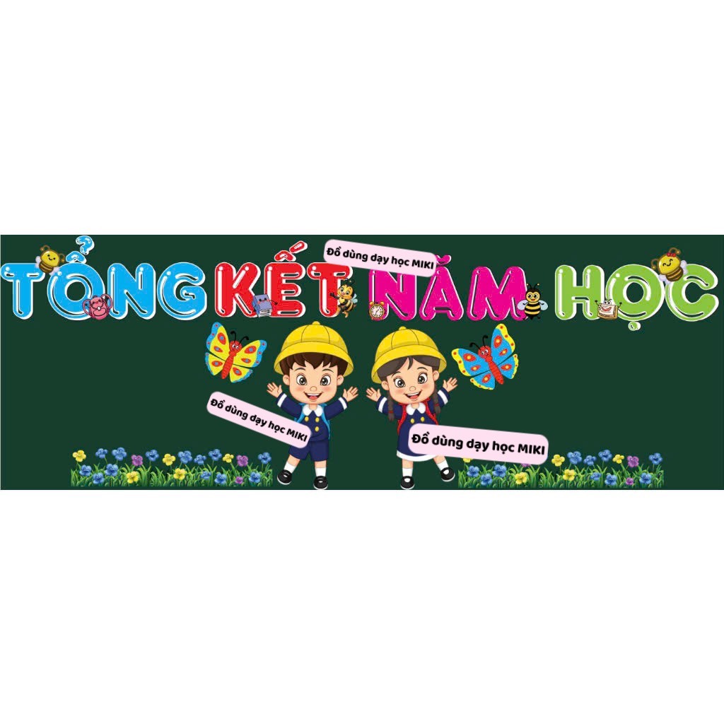 BỘ TRANG TRÍ BẢNG ÉP PLASTIC (Đồ dùng dạy học Miki)