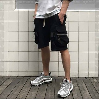 Quần sọt lững phối khuyên xích ⚡️ HÀNG TỐT KÈM VIDEO ẢNH THẬT ⚡️ QUÂN SHORT KAKI TÚI HỘP KHÓA NGANG nam nữ
