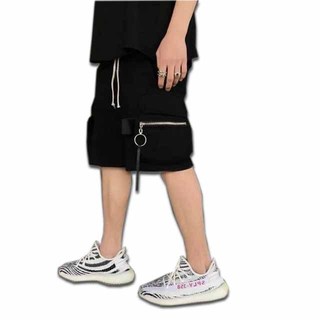 Quần sọt lững phối khuyên xích ⚡️ HÀNG TỐT KÈM VIDEO ẢNH THẬT ⚡️ QUÂN SHORT KAKI TÚI HỘP KHÓA NGANG nam nữ