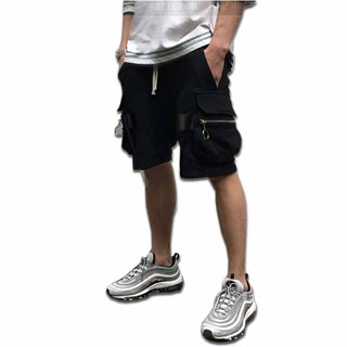 Quần sọt lững phối khuyên xích ⚡️ HÀNG TỐT KÈM VIDEO ẢNH THẬT ⚡️ QUÂN SHORT KAKI TÚI HỘP KHÓA NGANG nam nữ