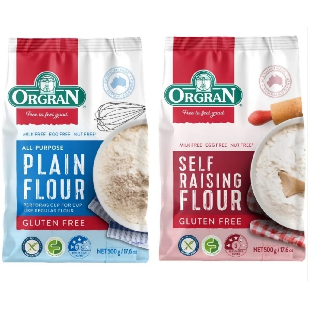 Bột Làm Bánh Tự Nổi / Đa dụng Không Gluten Orgran GLUTEN FREE Self Raising Flour / All-purpose 500g