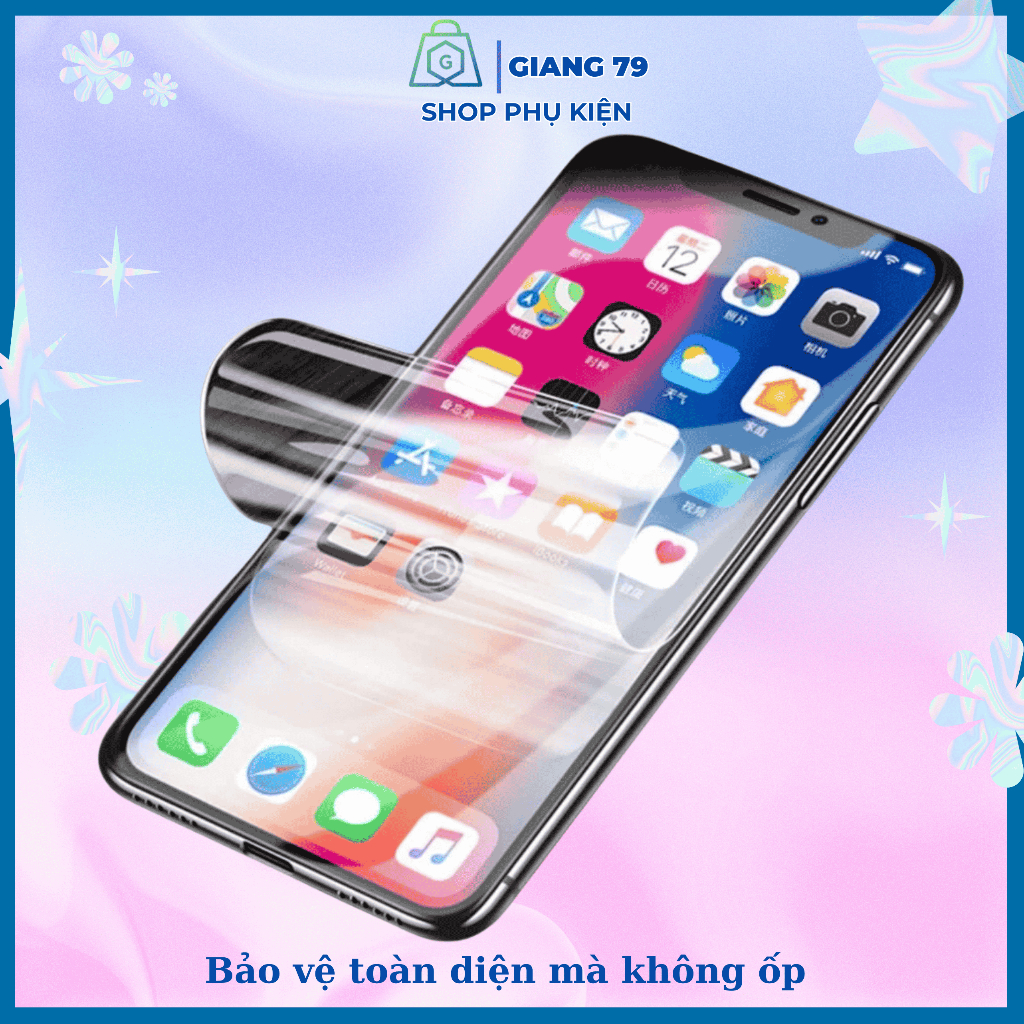 Miếng dán PPF bảo vệ màn hình i.Phone 6G/7G/8G/X/XS MAX/ 11/11 PRO MAX/ 12 13 PRO, PRO MAX