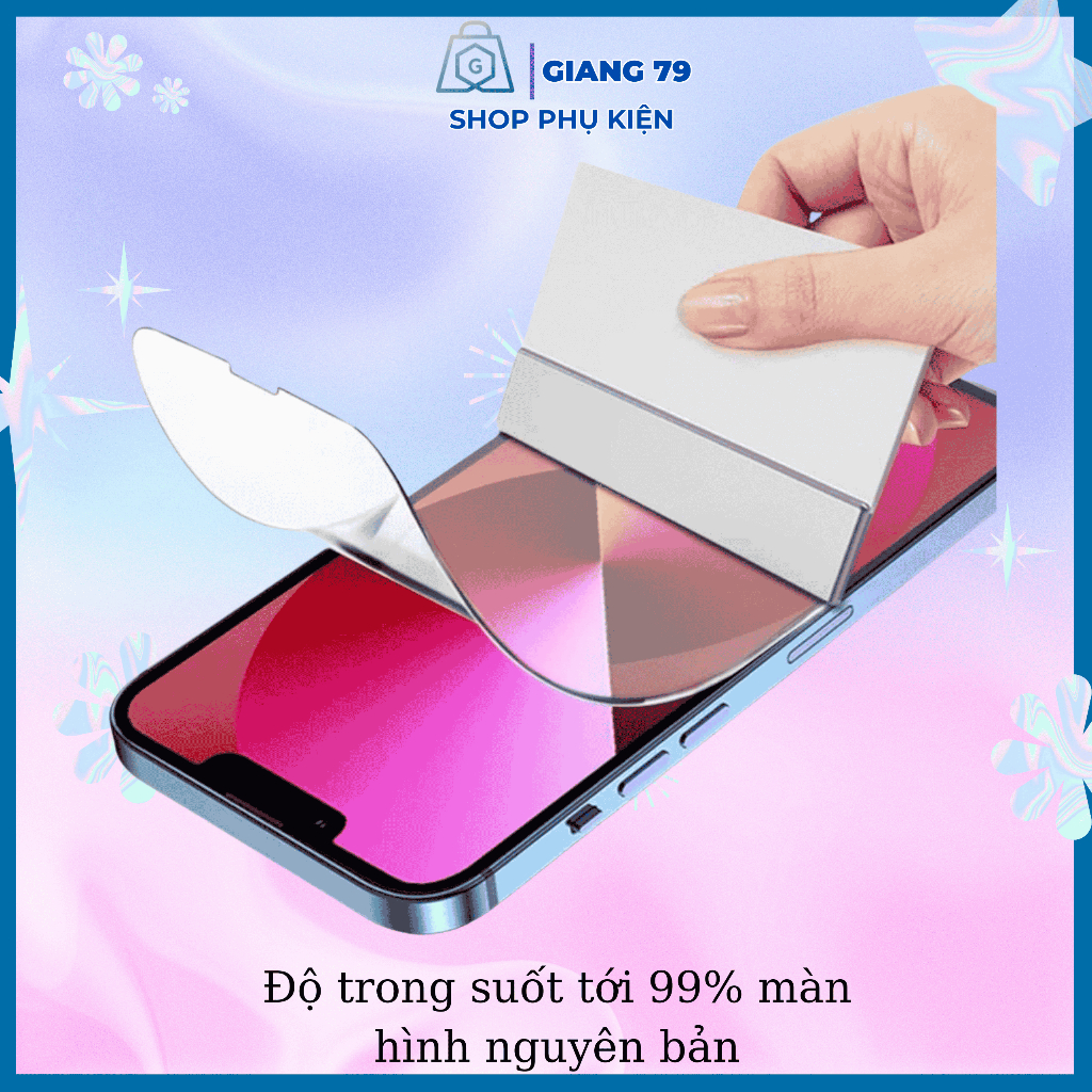 Miếng dán PPF bảo vệ màn hình i.Phone 6G/7G/8G/X/XS MAX/ 11/11 PRO MAX/ 12 13 PRO, PRO MAX