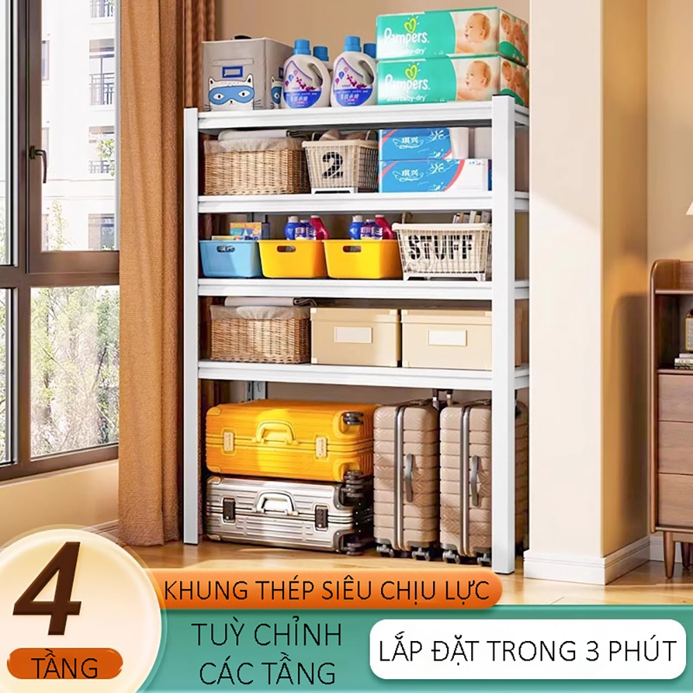 Kệ để đồ đa năng, kệ nhà bếp để sử dụng tại nhà, Kệ sắt nhiều tầng, chịu tải siêu tốt, để nhiều đồ
