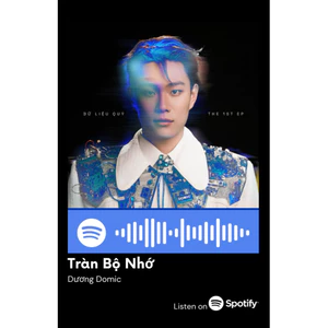 Thẻ Spotify ca sĩ Dương Domic (có thể quét được mã)