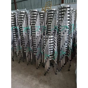 ghế inox cao ngồi ăn cơm ăn tiệc combo 10 cái