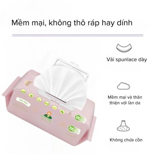 【6 GÓI 600 TỜ】Khăn Ướt PERFECT LADY Không Cồn Không Parabens Cao Cấp Dành Cho Bé