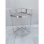 Kệ góc inox 304 2 tầng mặt lưới chân đế cao su để đồ phòng tắm gọn gàng bền bỉ không han gỉ