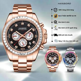 Đồng Hồ Cơ Nam Đeo Tay HANBORO Watch 8032 Chính Hãng| Tặng kèm bóp đựng đồng hồ [36]