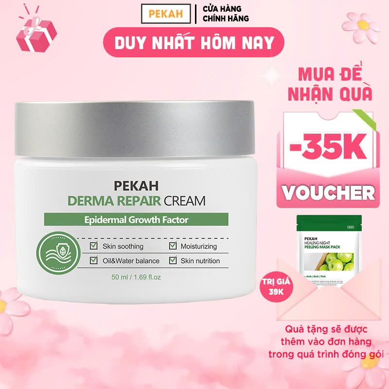 Ảnh Kem dưỡng PEKAH phục hồi tái tạo Derma Repair Cream 50ml Pekah Official Store 1