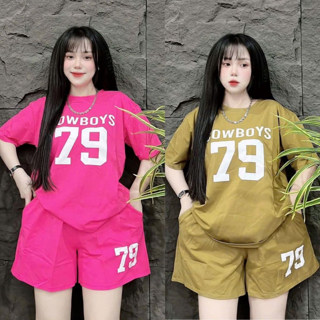 Set Đồ Bộ Nữ Bigsize 45-85kg Quần Đùi Thun Gân Cotton Co Giãn Mặc Nhà Đi, Chơi Mùa Hè ESHOP DB79