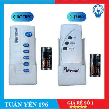 Remote Quạt treo -Remote Quạt Đảo Mỹ Phong Thay thế cho quạt Mỹ Phong- Chính hãng