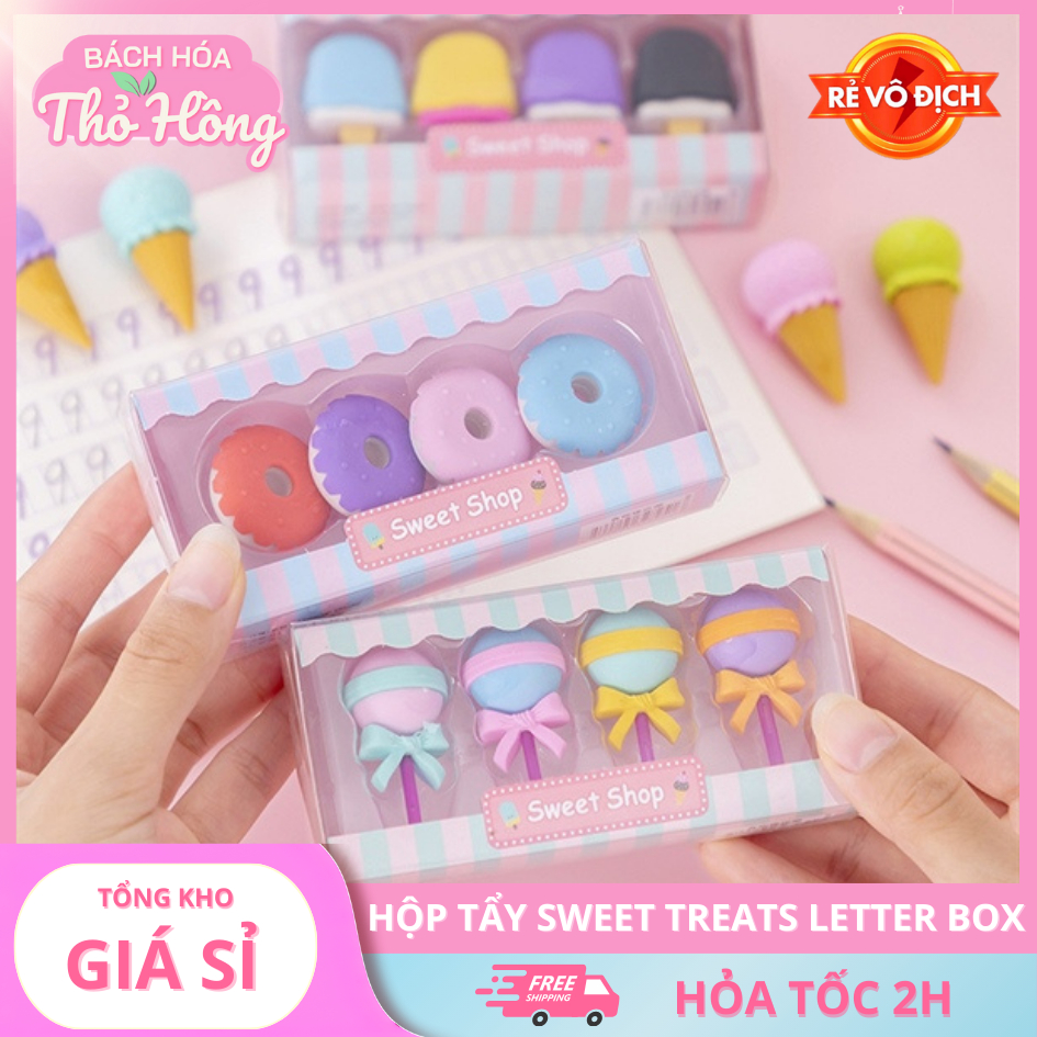 Hộp tẩy Sweet Treats Letter Box