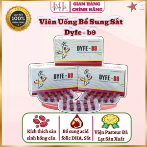 Bổ sung Acid folic , sắt DYFE B9 hạn chế tình trạng thiếu máu Viện Pasteur Đà Lạt