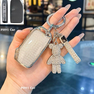 (3 Nút Sừơn ) Ốp khoá Samartkey KIIA Cerato 3 nút 2019-2022