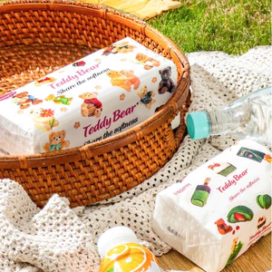Thùng 20 GÓI TẶNG 4 GIẤY TEDDY BEAR SOFTNESS TRẮNG 330T 3 LỚP GÓI TO Chất lụa dai dày mền mịn