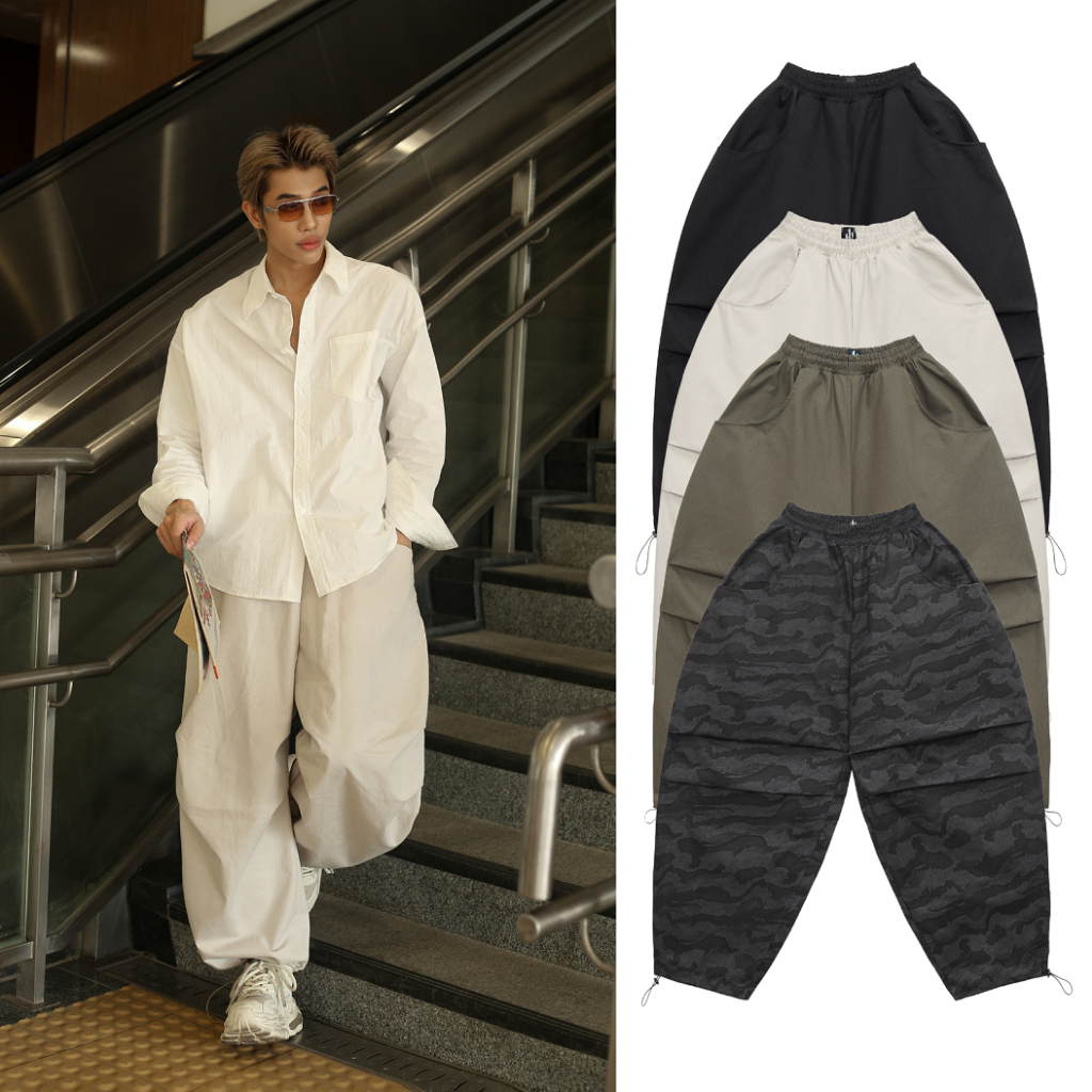 YOBA | Quần Kaki Form Phồng- Kaki Balloon Pants YOBA Ống Siêu Rộng,Camo Pants,Có Bigsize,Dancer,Streetwear,gymer | BigBuy360 - bigbuy360.vn