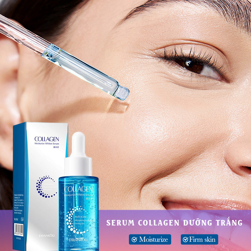 Serum Dưỡng Sáng Collagen 40ml  Giảm Thâm Nám, Chống Lão Hóa  Chứa Niacinamide & Vitamin C  Cho Da Thâm Nám, Xỉn Màu