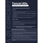 Combo Ruột Gối nằm Luxury và Vỏ Gối nằm lụa Tencel 60s cao cấp AOICONCEPT size 50x70cm màu trơn Hỗ trợ giấc ngủ — ảnh 7