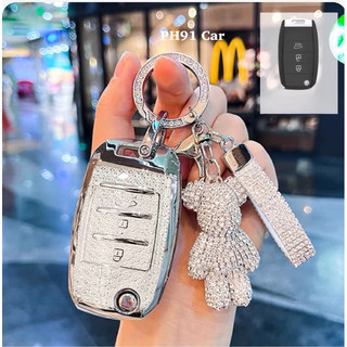 (Chìa gập 3 Nút) Ốp Chìa Khóa Kiia  Morning, Cerato, K3, Rondo, Rio, Soluto, Sorento, Sportage, Sonet Bản Deluxe