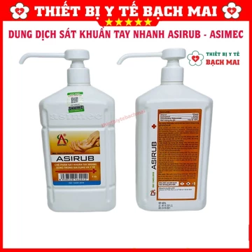 Nước Rửa Tay Khô Sát Khuẩn Tay Nhanh ASIRUB 1000ML, 500ml