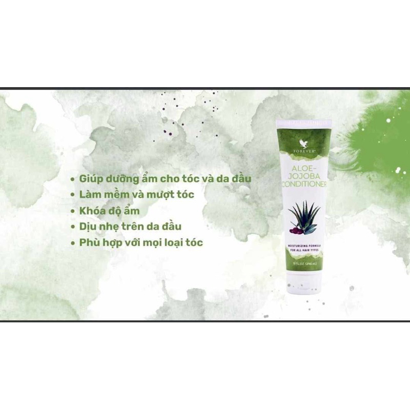 Dầu Gội & Dầu Xả Lô Hội #640 #641Flp. Forever Aloe-Jojoba. Dưỡng Tóc Suôn Mượt, Cho Mọi Loại Tóc