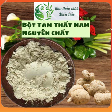 Bột Tam Thất Nam nguyên chất. Hàng không pha trộn, mới, thơm, sạch, mịn dễ uống 100g và 500g