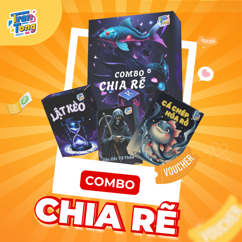 Combo Chia Rẽ – Bộ 3 Board Game “Cà Khịa Có Tâm, Phá Đám Có Tầm ...