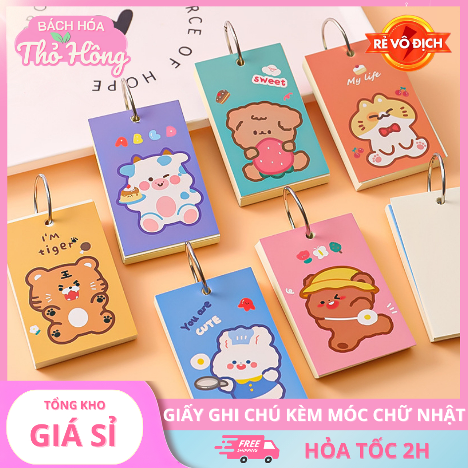 3 Note Ghi Chú Móc Cn Hoạt Hình