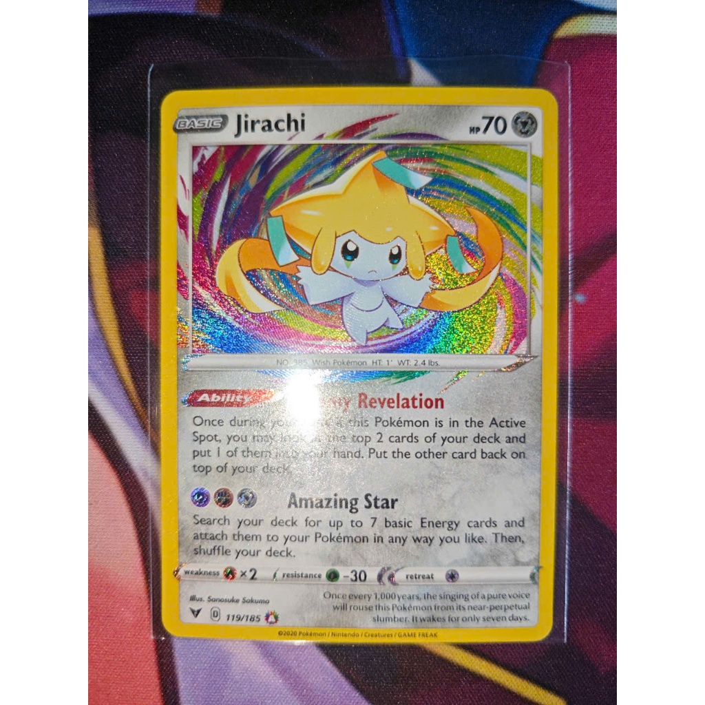 Th bi Pokemon - TCG - Jirachi (119/185) [Sword & Shield: Vivid Voltage] |  Shopee Vit Nam
