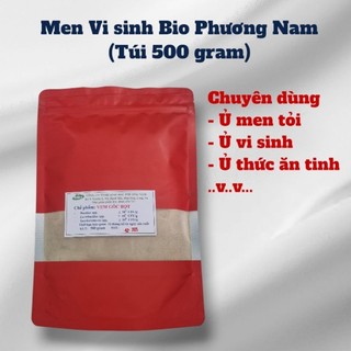 Men Vi sinh Bio Phương Nam (túi lẻ 500 gram) chuyên dùng ủ vi sinh, men tỏi, thủy phân đạm cá, ủ chín thức ăn tinh