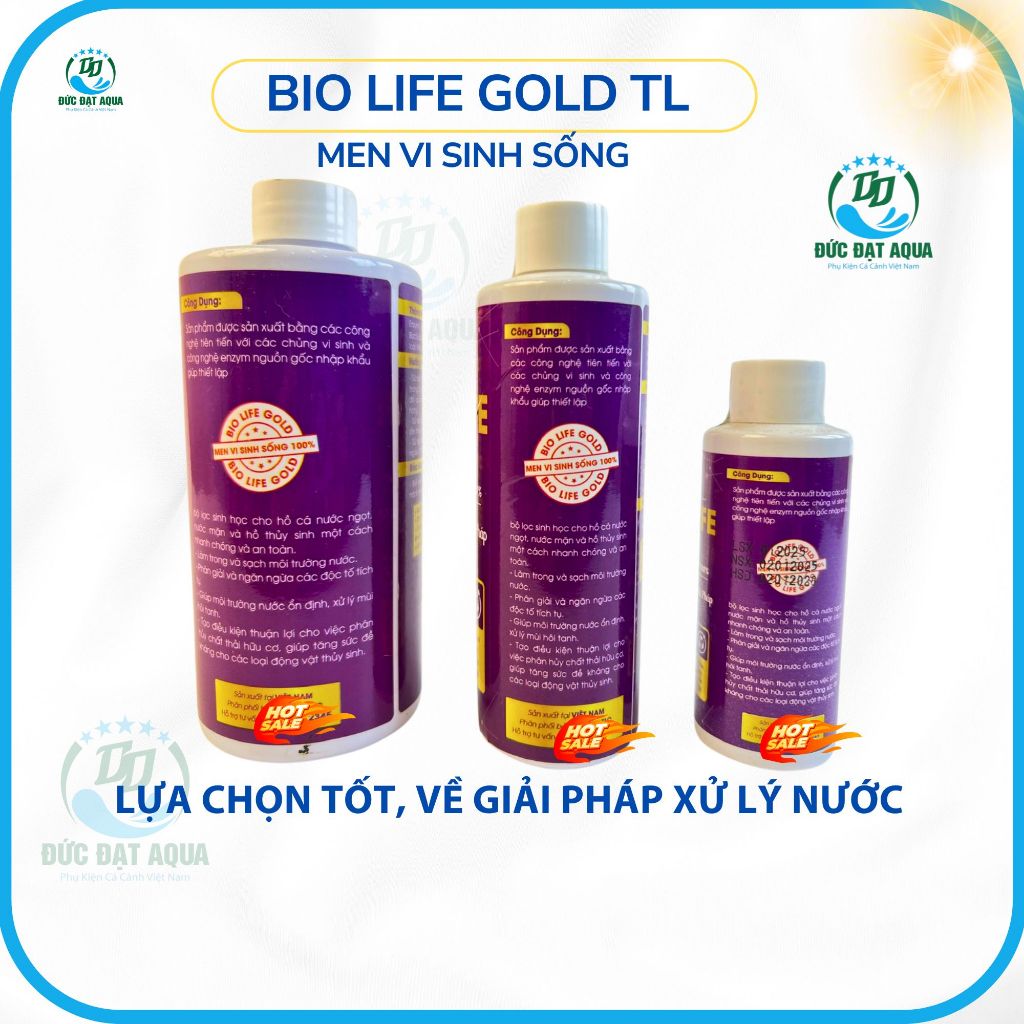 Vi sinh sống LT biolife gold làm trong nước phân hủy chất thải cân bằng môi trường cá cảnh thủy sinh 4