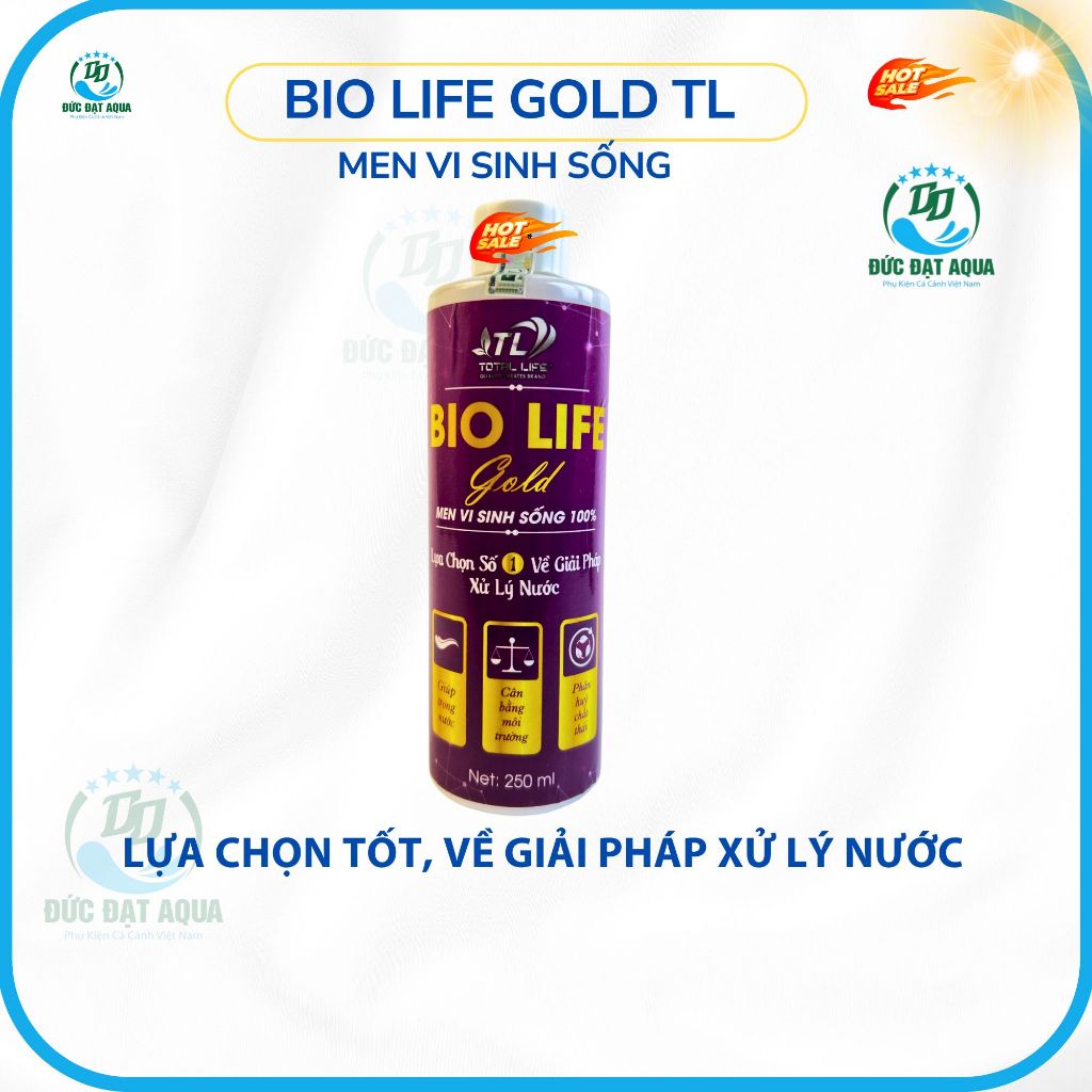 Vi sinh sống LT biolife gold làm trong nước phân hủy chất thải cân bằng môi trường cá cảnh thủy sinh 6