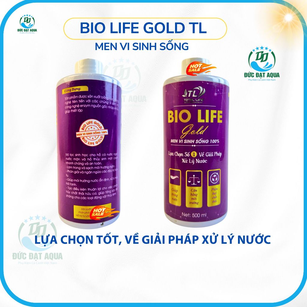 Vi sinh sống LT biolife gold làm trong nước phân hủy chất thải cân bằng môi trường cá cảnh thủy sinh 2