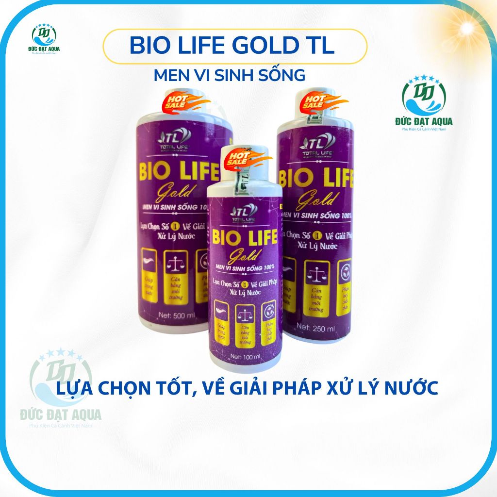 Vi sinh sống LT biolife gold làm trong nước phân hủy chất thải cân bằng môi trường cá cảnh thủy sinh 3