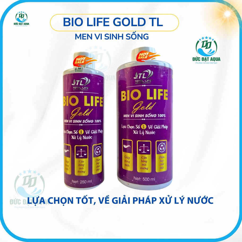 Vi sinh sống LT biolife gold làm trong nước phân hủy chất thải cân bằng môi trường cá cảnh thủy sinh 9